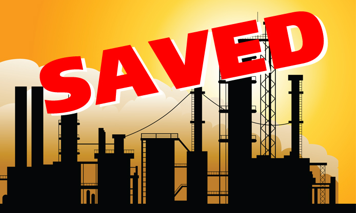 Milford Haven oil refinery