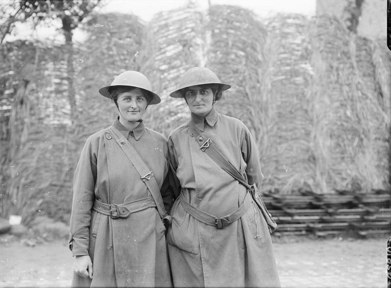 Pictured are two lesser recognised but incredible heroes, Mairi Chisholm and Elsie Knocker, who became known as the â€Women of Pervyseâ€™ from their work in setting up and running a front line first aid post in Belgium during the First World War.
